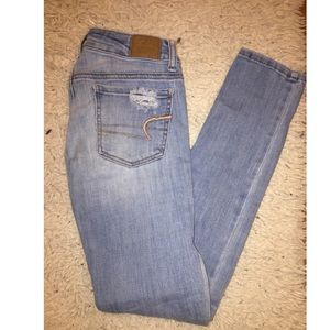 American Eagle Outfitters Med. Wash Jegging Jeans